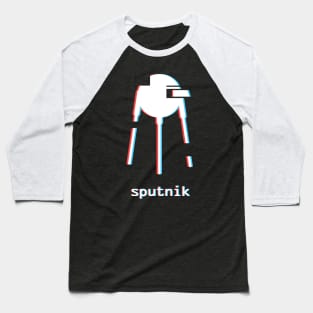 Sputnik | Soviet Union USSR Russian Space Program Baseball T-Shirt